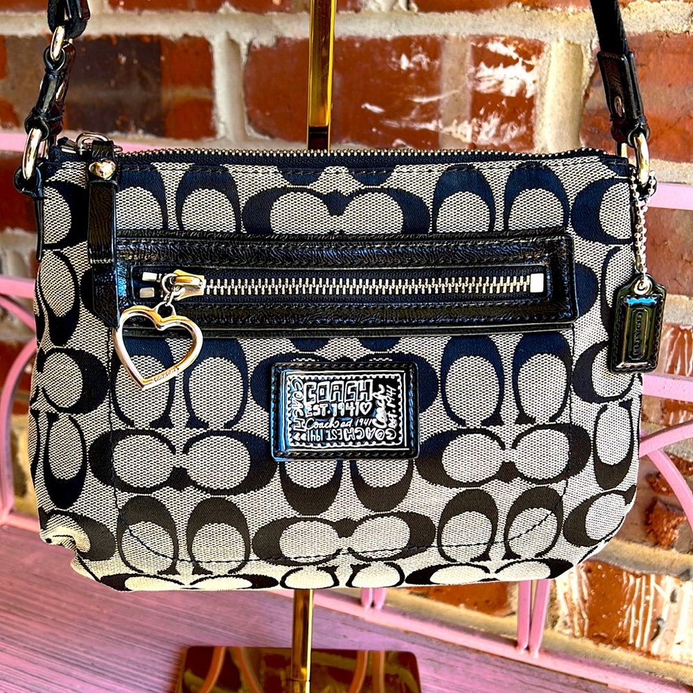 Coach Signature Logo Poppy Crossbody